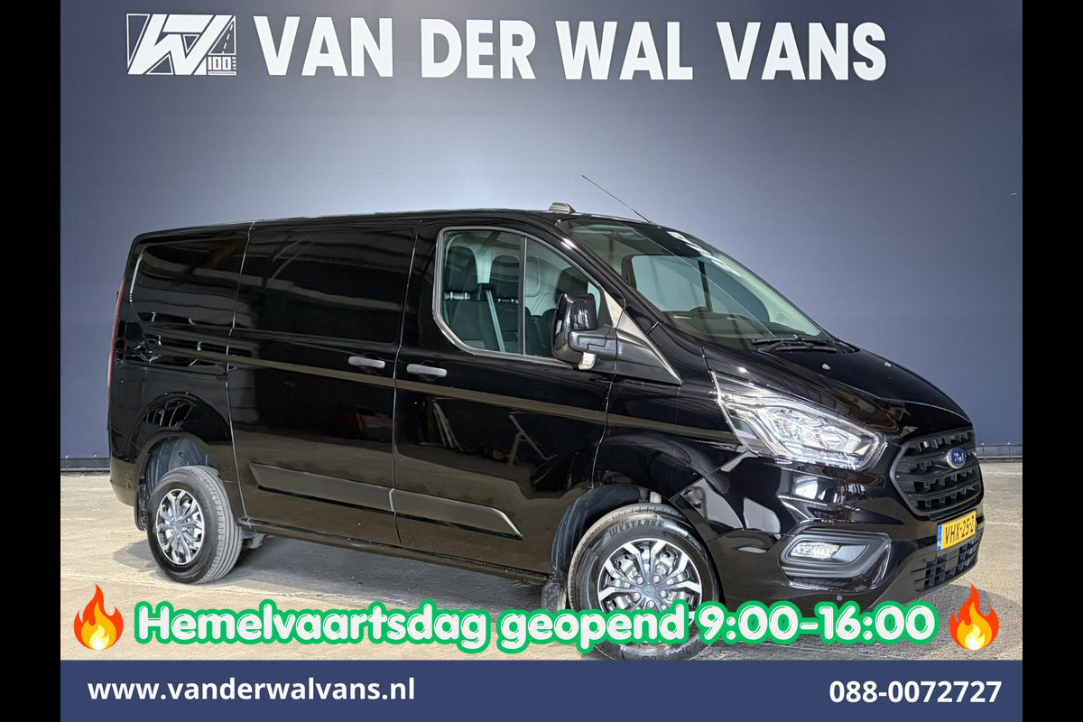 Ford Transit Custom 2.0 TDCI 130pk L1H1 Euro6 Airco | LED | 2500kg Trekhaak | Cruisecontrol | Verwarmde voorruit Parkeersensoren, Bijrijdersbank