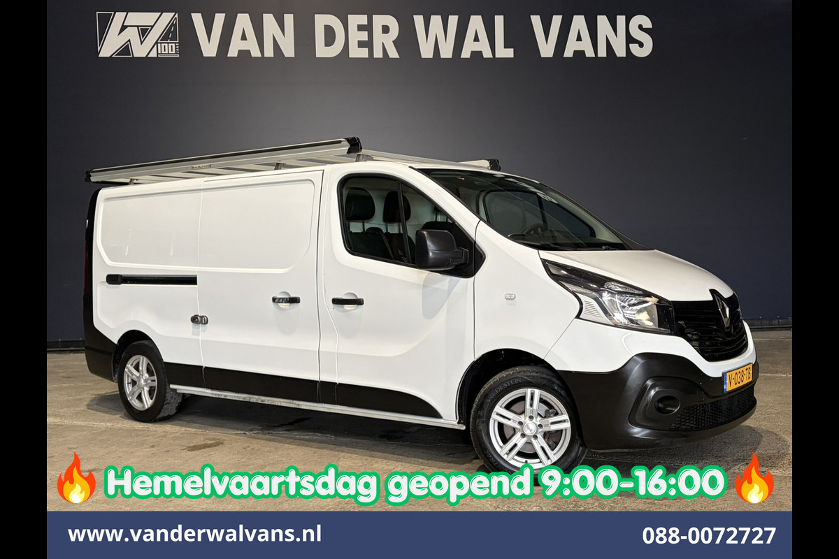 Renault Trafic 1.6 dCi 122pk L2H1 Euro6 Airco | Imperiaal | Trekhaak | Navigatie | LM velgen | Cruisecontrol Parkeersensoren, Bijrijdersbank