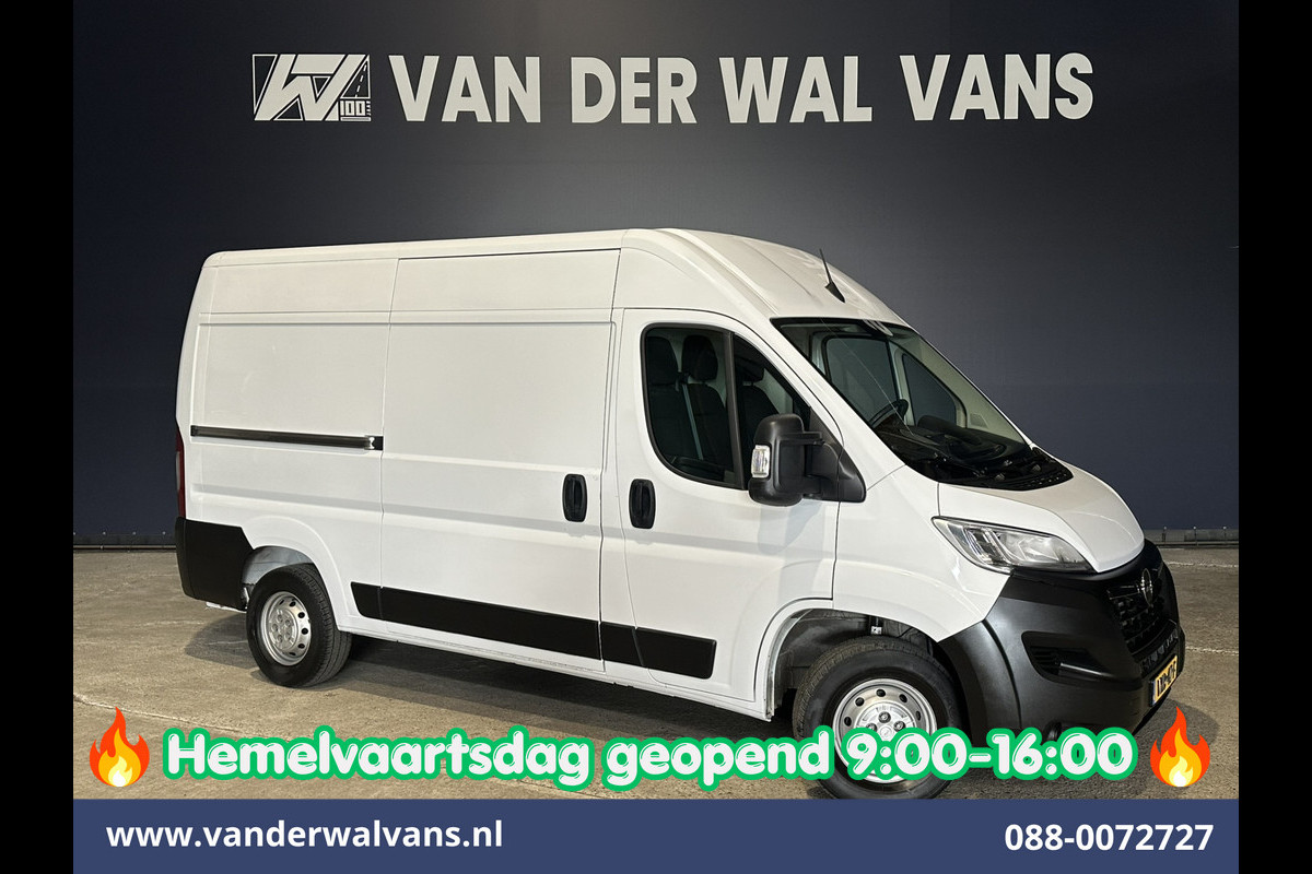 Opel Movano 2.2D 120pk L2H2 Euro6 Airco | 2500kg Trekhaak | Apple Carplay | Cruisecontrol Android Auto | Bijrijdersbank Parkeersensoren