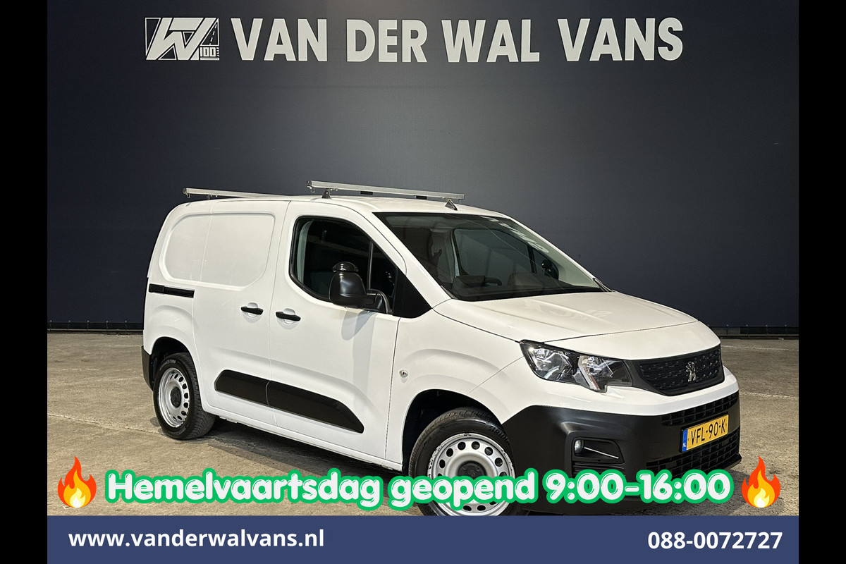 Peugeot Partner 1.5 BlueHDI 102pk L1H1 Inrichting Euro6 *Rijklaar Direct Rijden* Airco | Navigatie | Apple Carplay | Cruisecontrol Android Auto, Parkeersensoren, Trekhaak, Dakdragers