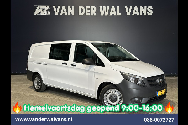 Mercedes-Benz Vito 114 CDI 136pk Automaat L3H1 Dubbele Cabine Euro6 *Rijklaar Direct Rijden* Airco | 5-Zits | Cruisecontrol
