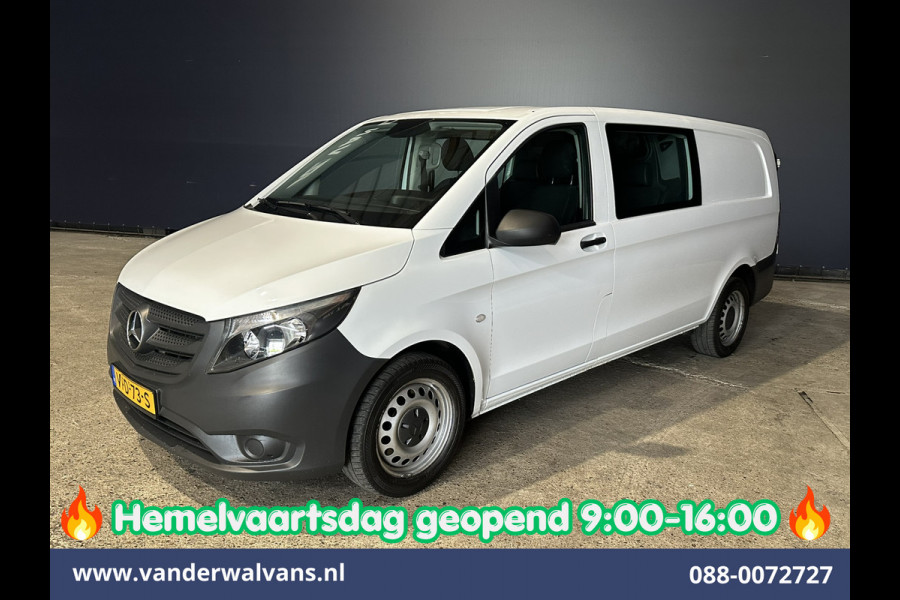 Mercedes-Benz Vito 114 CDI 136pk Automaat L3H1 Dubbele Cabine Euro6 *Rijklaar Direct Rijden* Airco | 5-Zits | Cruisecontrol