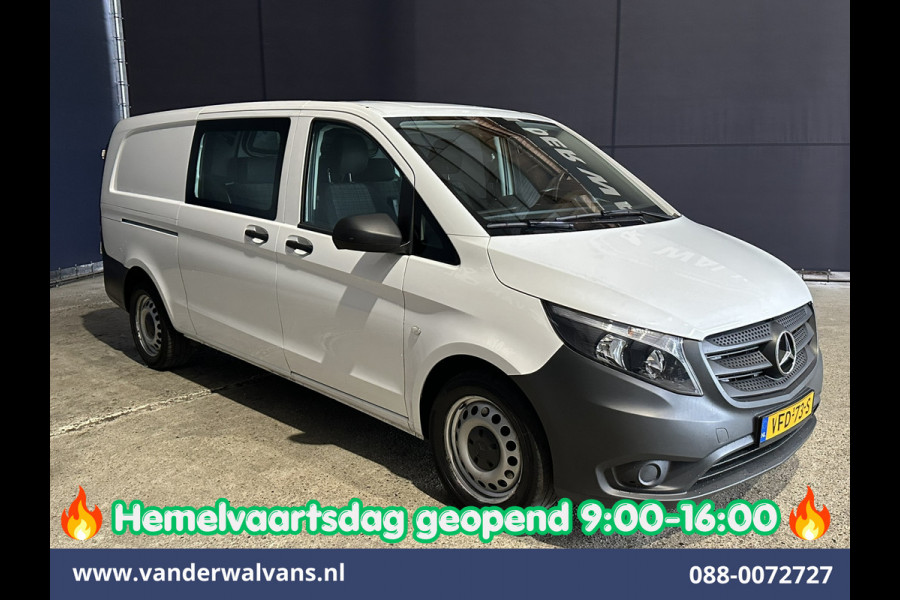 Mercedes-Benz Vito 114 CDI 136pk Automaat L3H1 Dubbele Cabine Euro6 *Rijklaar Direct Rijden* Airco | 5-Zits | Cruisecontrol