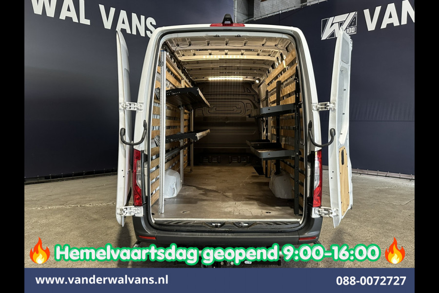 Mercedes-Benz Sprinter 315 CDI 150pk 9G-Tronic Automaat L3H2 *Post NL inrichting* Euro6 Airco | Camera | Apple Carplay | Cruisecontrol Android Auto, Trekhaak, Sidebars, Chauffeursstoel, Bijrijdersbank