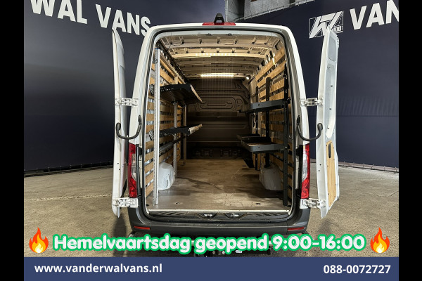 Mercedes-Benz Sprinter 315 CDI 150pk 9G-Tronic Automaat L3H2 *Post NL inrichting* Euro6 Airco | Camera | Apple Carplay | Cruisecontrol Android Auto, Trekhaak, Sidebars, Chauffeursstoel, Bijrijdersbank