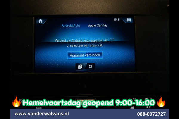 Mercedes-Benz Sprinter 315 CDI 150pk 9G-Tronic Automaat L3H2 *Post NL inrichting* Euro6 Airco | Camera | Apple Carplay | Cruisecontrol Android Auto, Trekhaak, Sidebars, Chauffeursstoel, Bijrijdersbank
