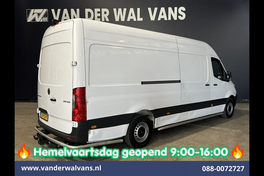 Mercedes-Benz Sprinter 315 CDI 150pk 9G-Tronic Automaat L3H2 *Post NL inrichting* Euro6 Airco | Camera | Apple Carplay | Cruisecontrol Android Auto, Trekhaak, Sidebars, Chauffeursstoel, Bijrijdersbank