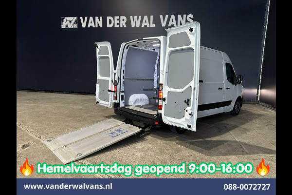 Renault Master 2.3 dCi 150pk L2H2 Laadklep Euro6 Airco | 2x zijdeur | Camera | Navigatie | LED | Cruisecontrol Parkeersensoren, Bijrijdersbank