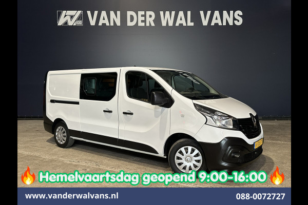 Renault Trafic 1.6 dCi 126pk L2H1 Dubbele Cabine Euro6 Airco | 5-Zits | Camera | Navigatie | Trekhaak | Cruisecontrol Parkeersensoren