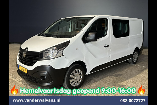 Renault Trafic 1.6 dCi 126pk L2H1 Dubbele Cabine Euro6 Airco | 5-Zits | Camera | Navigatie | Trekhaak | Cruisecontrol Parkeersensoren