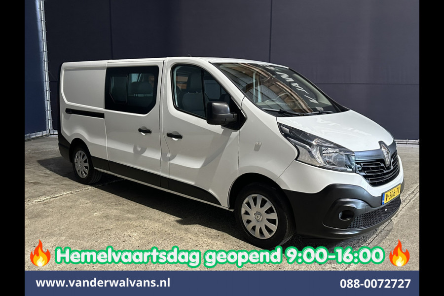 Renault Trafic 1.6 dCi 126pk L2H1 Dubbele Cabine Euro6 Airco | 5-Zits | Camera | Navigatie | Trekhaak | Cruisecontrol Parkeersensoren
