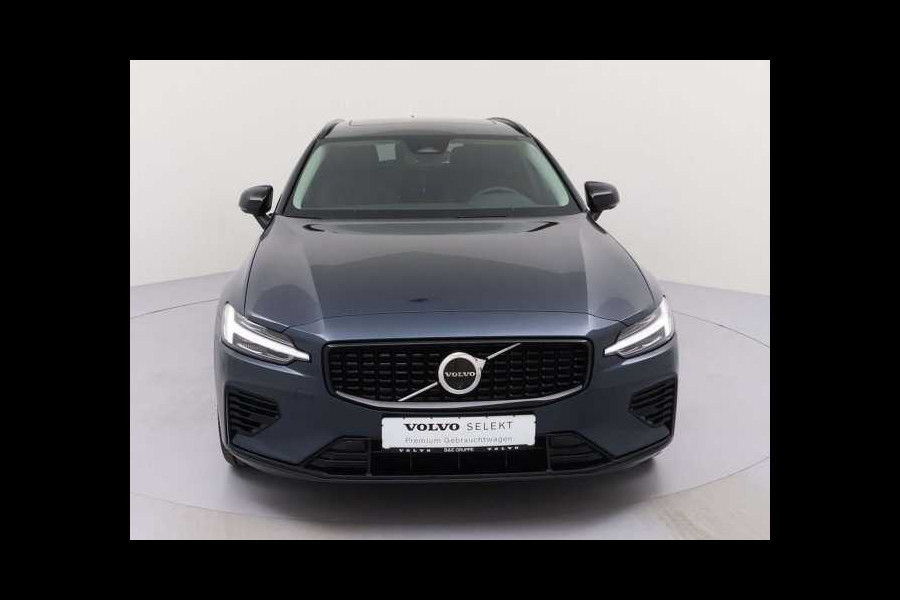 Volvo V60 2.0 T8 Plug-in hybrid AWD Plus Dark ** LEDER, PANO, 360gr, PRIVACY, WINTER, MEMORY ** 1e EIG - UNFALLFREI ** ** INFORMEER OOK NAAR ONZE AANTREKKELIJKE FINANCIAL-LEASE TARIEVEN **