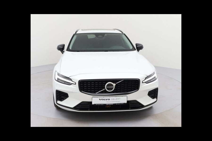 Volvo V60 2.0 T8 Plug-in hybrid AWD Plus Dark ** LEDER, PANO, 360gr, 19-inch LMV, WINTER, MEMORY ** 1e EIG - UNFALLFREI ** ** INFORMEER OOK NAAR ONZE AANTREKKELIJKE FINANCIAL-LEASE TARIEVEN **