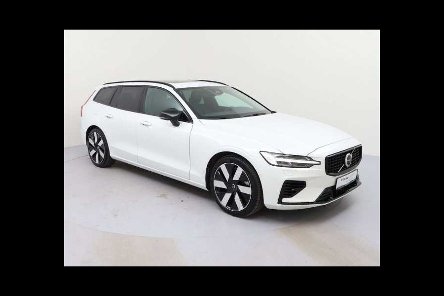 Volvo V60 2.0 T8 Plug-in hybrid AWD Plus Dark ** LEDER, PANO, 360gr, 19-inch LMV, WINTER, MEMORY ** 1e EIG - UNFALLFREI ** ** INFORMEER OOK NAAR ONZE AANTREKKELIJKE FINANCIAL-LEASE TARIEVEN **