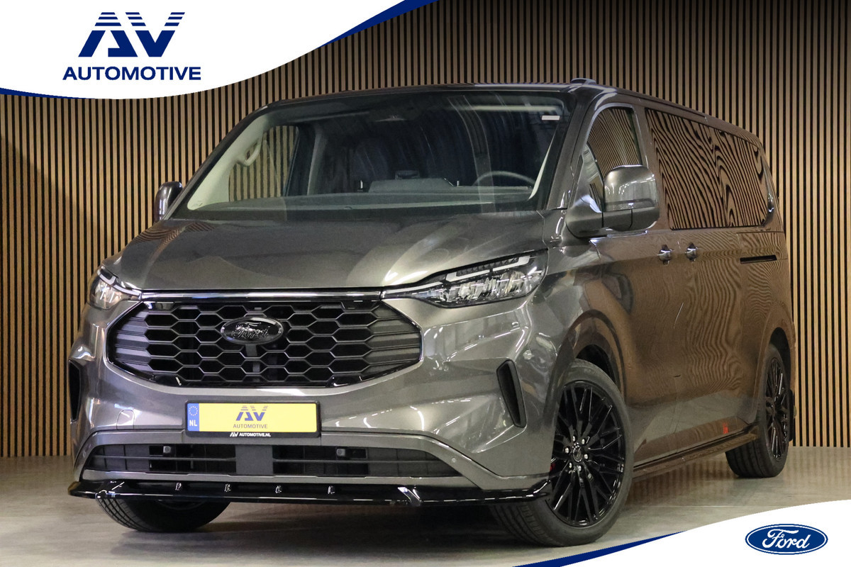 Ford Transit Custom 2.0 TDCI L2H1 170 PK Limited DC | ACC | 360 Camera | Blind Spot | CarPlay | Navigatie | Stoelverwarming | Trekhaak | Spoilerkit | Dubbel Cabine | 5-Zitter | Verlengde fabrieksgarantie tot december 2029