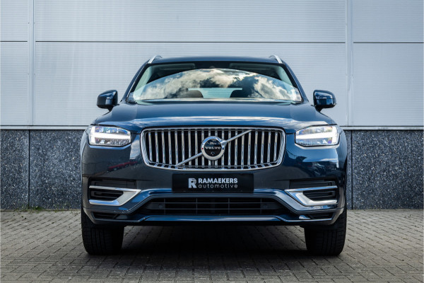 Volvo XC90 2.0 T8 Recharge AWD 7 pers / Trekhaak / Harman Kardon / Leder / Adaptieve Cruise / 360 camera /