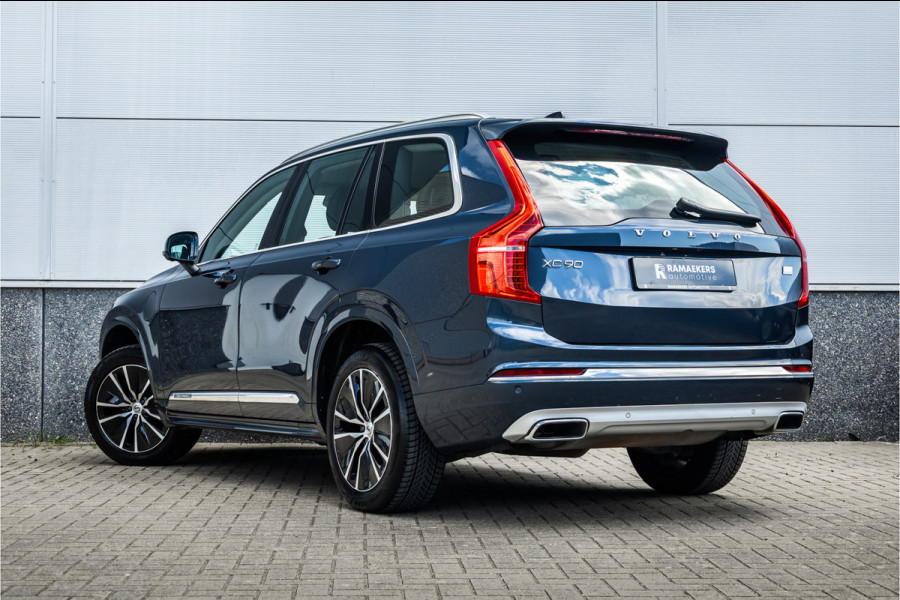 Volvo XC90 2.0 T8 Recharge AWD 7 pers / Trekhaak / Harman Kardon / Leder / Adaptieve Cruise / 360 camera /