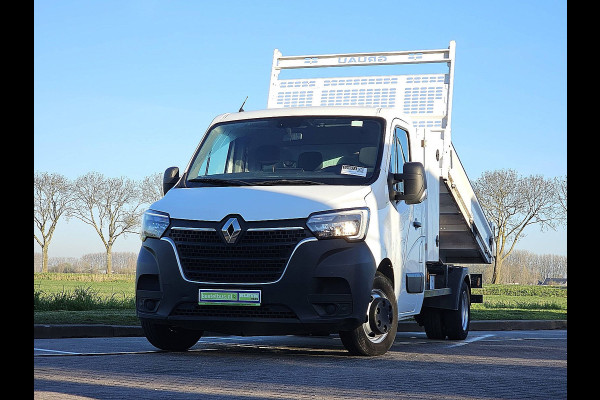 Renault Master T35 2.3 dCi 145 L3 DL Energy Dubbellucht Kipper Airco Kist 145Pk Euro6 3.5T-Trekhaak 3-Zits!