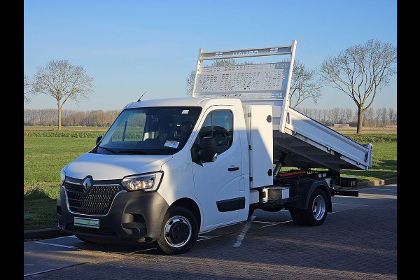 Renault Master T35 2.3 dCi 145 L3 DL Energy Dubbellucht Kipper Airco Kist 145Pk Euro6 3.5T-Trekhaak 3-Zits!
