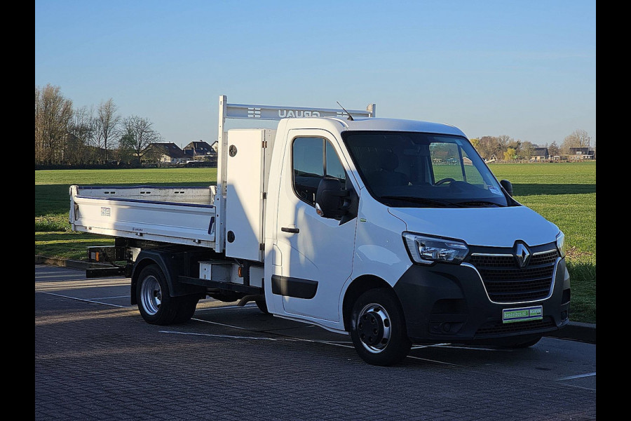 Renault Master T35 2.3 dCi 145 L3 DL Energy Dubbellucht Kipper Airco Kist 145Pk Euro6 3.5T-Trekhaak 3-Zits!