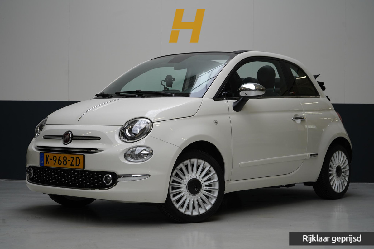 Fiat 500C 1.0 Hybrid Star | Navigatie | Apple Carplay | Climate control | Parkeersensoren | Half leder