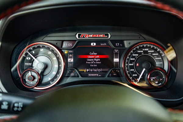 Dodge Ram 1500 5.7 V8 4x4 Crew Cab Rebel Panoramadak I Leder zwart rood I Camera I Nieuwe banden I LPG I Luchtvering I Trekhaak