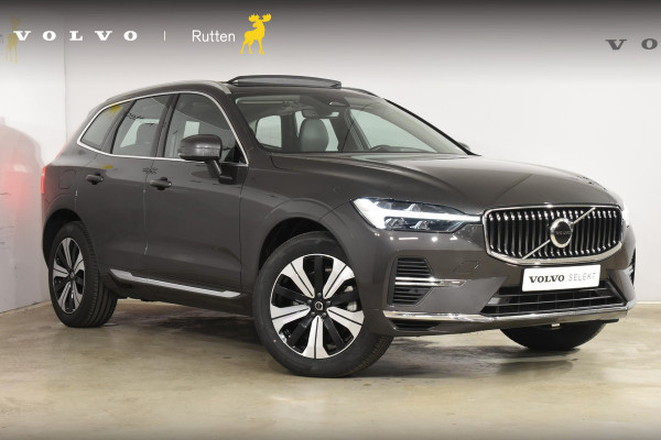 Volvo XC60 T6 350PK Automaat Plug-in Hybrid AWD Plus Bright / Navigatie / Elektrisch glazen schuif-kanteldak / Leren bekleding / Stuur & Stoelverwarming / Elektrische stoelen met geheugen / Elektrische achterklep / Cruise control