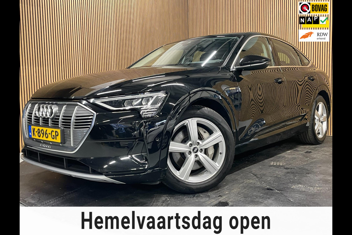 Audi e-tron Sportback 50 Quattro Edition 71 kWh|89% SOH|CAMERA|CLIMA+CRUISE CONTROL|ELEK.INTER+A-KLEP|NL-AUTO|NAP|IN BTW|1e EIG