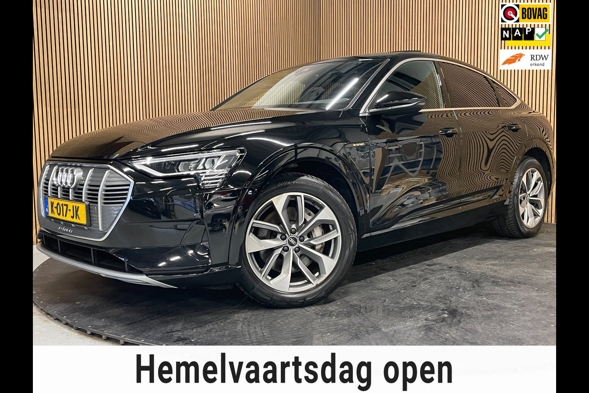 Audi e-tron Sportback 55 Quattro Business Plus 95 kWh|92%SOH|AFN.TREKHAAK|LEDER|PANO|MEMORY|ACC|CARPLAY|STOELVERW|IN.BTW|1EIG|NAP|