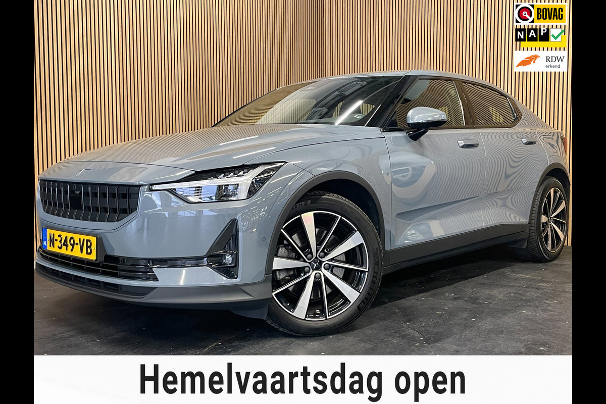 Polestar 2 Standard Range Single Motor 63kWh|93%SOH|ACC|ELEKTR.TREKHAAK|MEMORY|360+V+A-CAMERA|STOELVERWARMING|INCL.BTW|1e EIG.|NL|