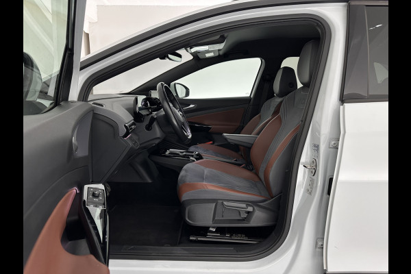 Volkswagen ID.4 Business 77 kWh [ 3-Fase-11kW ] {SOH-83%} (INCL.BTW) *LEATHER-FABRIC | ADAPTIVE-CRUISE | FULL-LED | HEATED-COMFORTSEATS | KEYLESS | CAMERA | DIGI-COCKPIT | DAB | NAVI-FULLMAP | PRIVACY-GLASS | ECC | PDC | TOWBAR | 19''ALU*