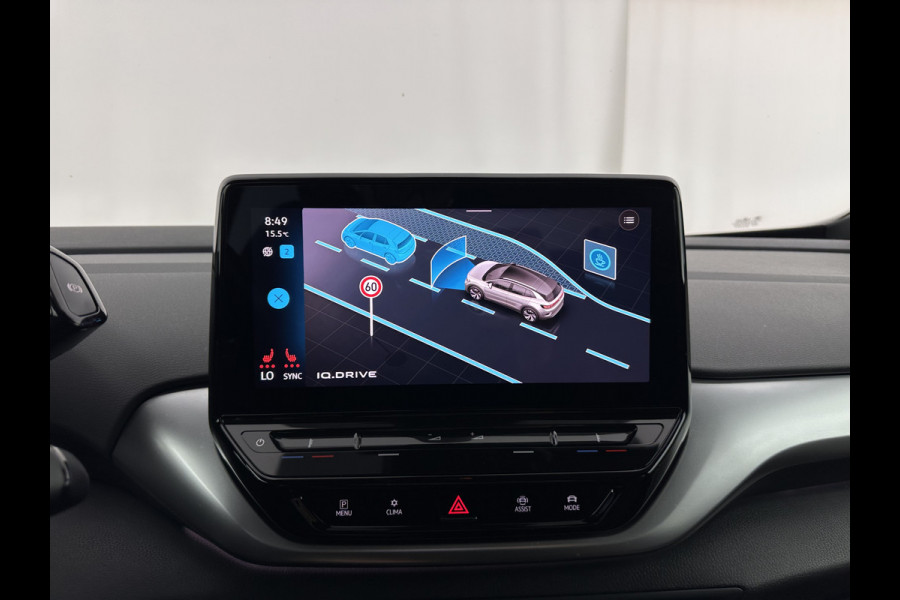 Volkswagen ID.4 Business 77 kWh [ 3-Fase-11kW ] {SOH-83%} (INCL.BTW) *LEATHER-FABRIC | ADAPTIVE-CRUISE | FULL-LED | HEATED-COMFORTSEATS | KEYLESS | CAMERA | DIGI-COCKPIT | DAB | NAVI-FULLMAP | PRIVACY-GLASS | ECC | PDC | TOWBAR | 19''ALU*