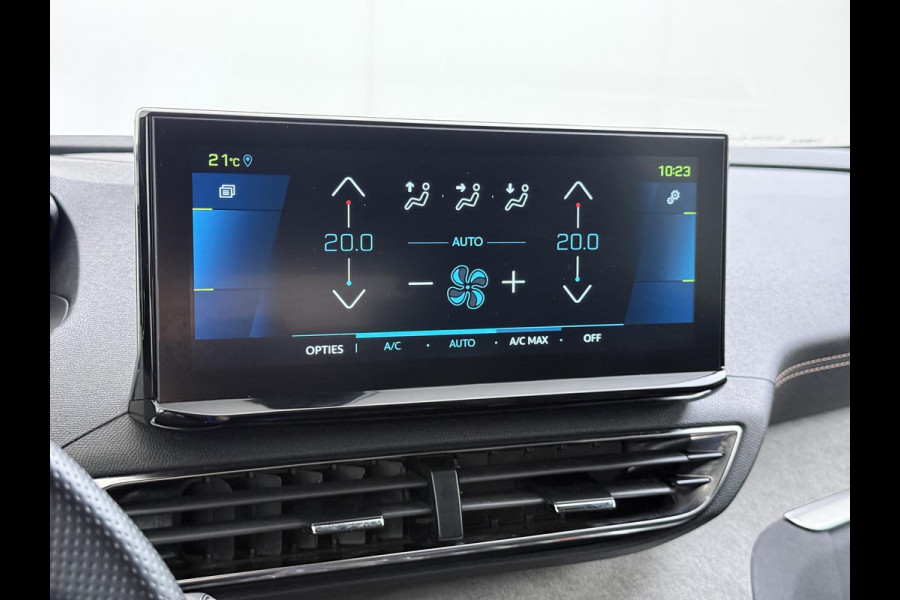 Peugeot 3008 1.6 HYbrid 225 GT | PHEV | BLACK OPTIC| ELEK. STOEL + MEMORY| MASSAGESTOELEN| FOCAL AUDIO| STOELVERWARMING| CAMERA VOOR+ ACHTER| ADAPTIVE CRUISE CONTROL| DODE HOEK SENSOR| ELEK. ACHTERKLEP
