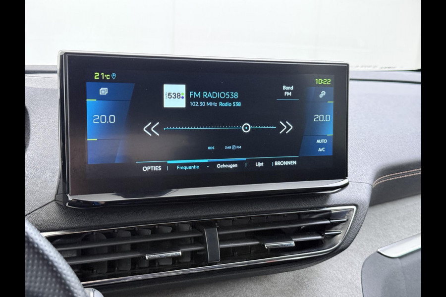 Peugeot 3008 1.6 HYbrid 225 GT | PHEV | BLACK OPTIC| ELEK. STOEL + MEMORY| MASSAGESTOELEN| FOCAL AUDIO| STOELVERWARMING| CAMERA VOOR+ ACHTER| ADAPTIVE CRUISE CONTROL| DODE HOEK SENSOR| ELEK. ACHTERKLEP