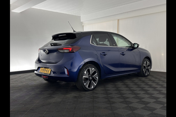 Opel CORSA-E Elegance 50 kWh [ 3-Fase ] (INCL-BTW) Aut. *FULL-LED | ADAPTIVE-CRUISE | DIGI-COCKPIT | LEATHER-MICROFIBRE | CARPLAY | CAMERA | ECC | KEYLESS | CRUISE | DAB | PRIVACY-GLASS | 16'' ALU*