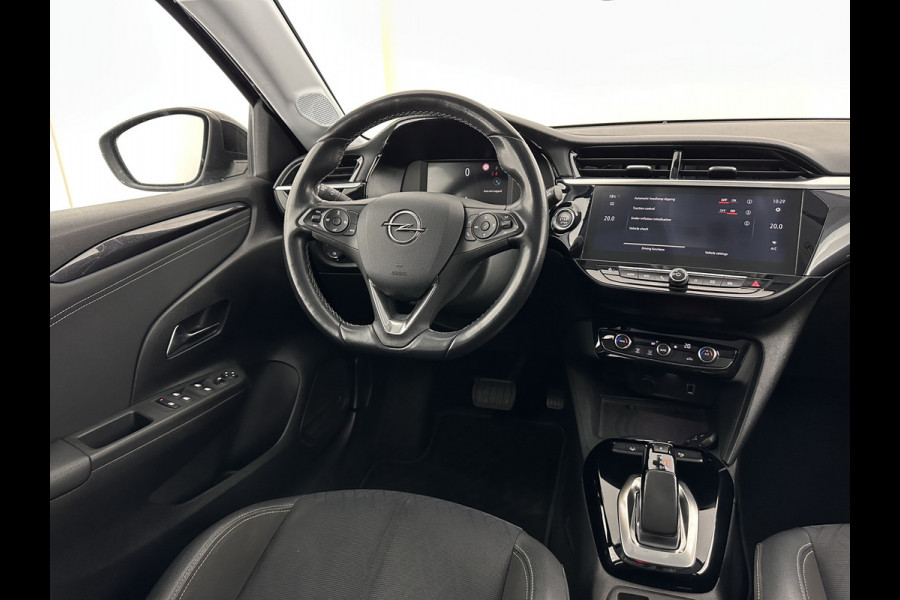 Opel CORSA-E Elegance 50 kWh [ 3-Fase ] (INCL-BTW) Aut. *FULL-LED | ADAPTIVE-CRUISE | DIGI-COCKPIT | LEATHER-MICROFIBRE | CARPLAY | CAMERA | ECC | KEYLESS | CRUISE | DAB | PRIVACY-GLASS | 16'' ALU*