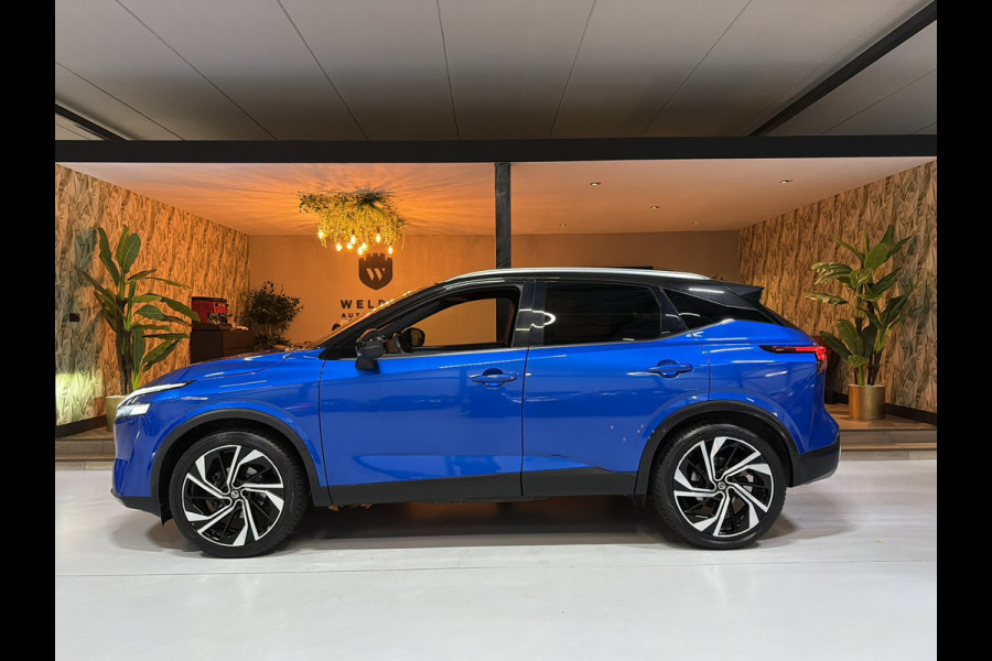Nissan QASHQAI 1.3 MHEV Tekna Plus Garantie Pano Leder Memory Head-Up Bose ACC 360 Camera StuurVW StoelVW Elek Achterklep Rijklaar