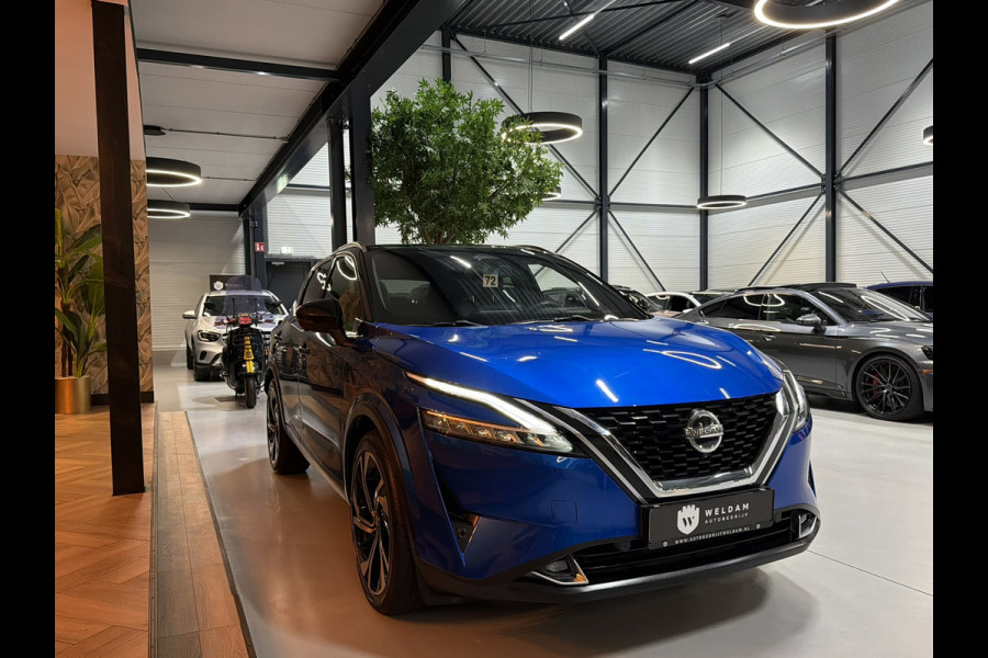 Nissan QASHQAI 1.3 MHEV Tekna Plus Garantie Pano Leder Memory Head-Up Bose ACC 360 Camera StuurVW StoelVW Elek Achterklep Rijklaar