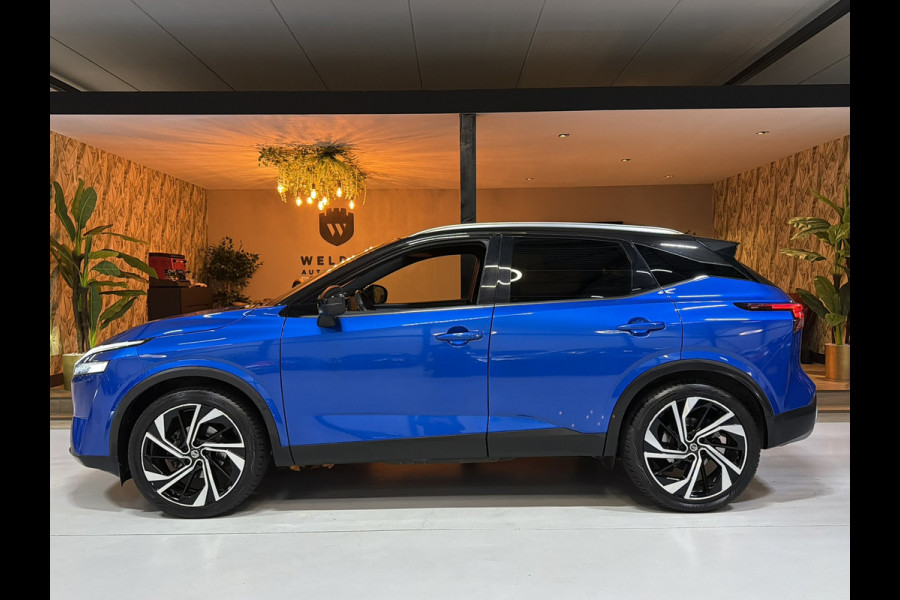 Nissan QASHQAI 1.3 MHEV Tekna Plus Garantie Pano Leder Memory Head-Up Bose ACC 360 Camera StuurVW StoelVW Elek Achterklep Rijklaar