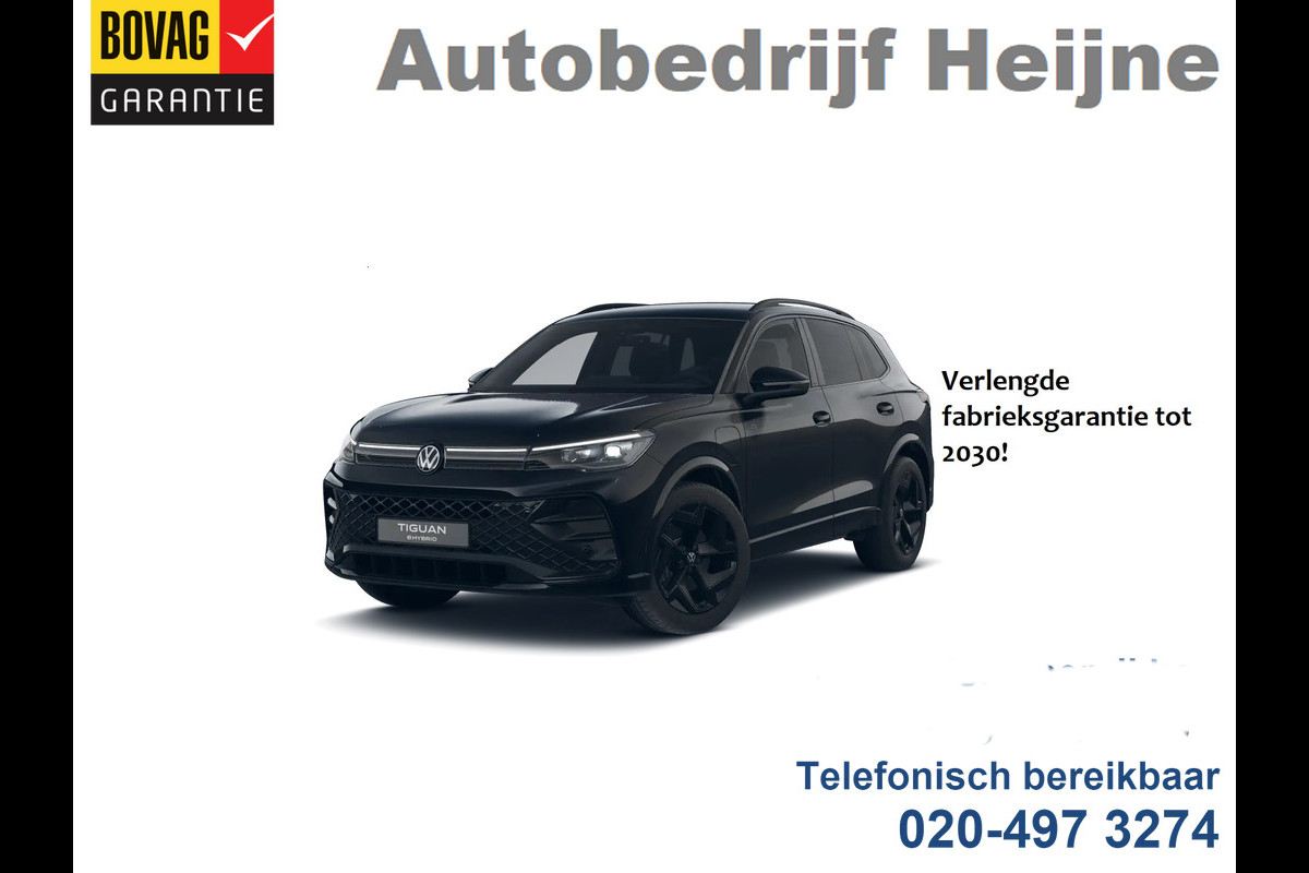 Volkswagen Tiguan 1.5 eHybrid plug in R-LINE SPORT LEDER/HEAD-UP/TREKHAAK auto komt binnen!