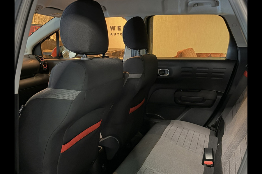 Citroën C3 Aircross 1.2 S&S Feel|Automaat|Rode accenten|360° Camera|CarPlay|Cruise|LED|Parkeerhulp|Rijklaar