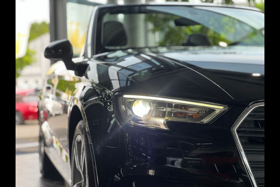 Audi A3 Cabriolet 35 Tfsi Design ** XENON, NAVI, HALF-LEDER, CRUISE, 2-zone AIRCO, 17-inch LMV ** 1e EIG - Slechts 23.600km. ** ** INFORMEER OOK NAAR ONZE AANTREKKELIJKE FINANCIAL-LEASE TARIEVEN **