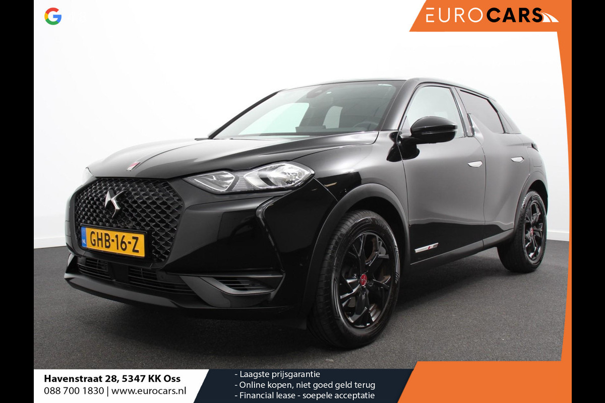 DS DS 3 Crossback 1.2 PureTech 130 PK Automaat Performance Line Climate Control Parkeer sensoren Achter Lichtmetalen velgen Navigatie Camera Apple Carplay/ Android Auto