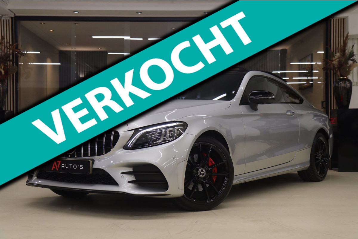 Mercedes-Benz C-Klasse Coupé 180 AMG-LINE NAP Pano/Burm/Carplay/Stoelver/Sfeer/360Cam/Vol