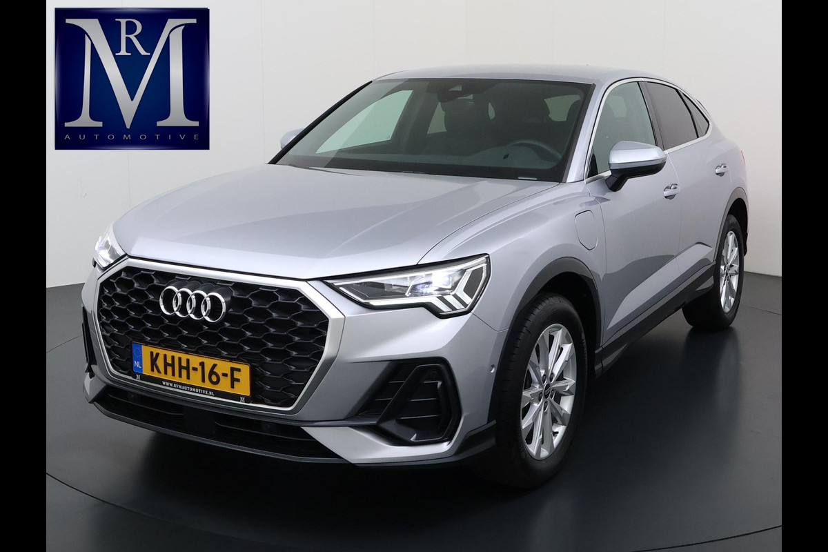 Audi Q3 Sportback 45 TFSI e S-LINE LEDEREN SPORTSTOELEN| STOELVERWARMING| ADAPTIVE CRUISE CONTROL| FULL LED| DODE HOEK SENSOR| RIJKLAARPRIJS INCL. 12 MND BOVAG GARANTIE
