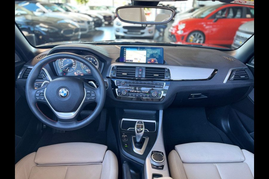 BMW 2 Serie Cabrio 220iA SPORTLINE ** ADAPT. LED, BEIGE LEDER, NAVI PROF, CAMERA, 18-inch LMV ** UNFALLFREI - Slechts 45.900km. ** ** INFORMEER OOK NAAR ONZE AANTREKKELIJKE FINANCIAL-LEASE TARIEVEN **