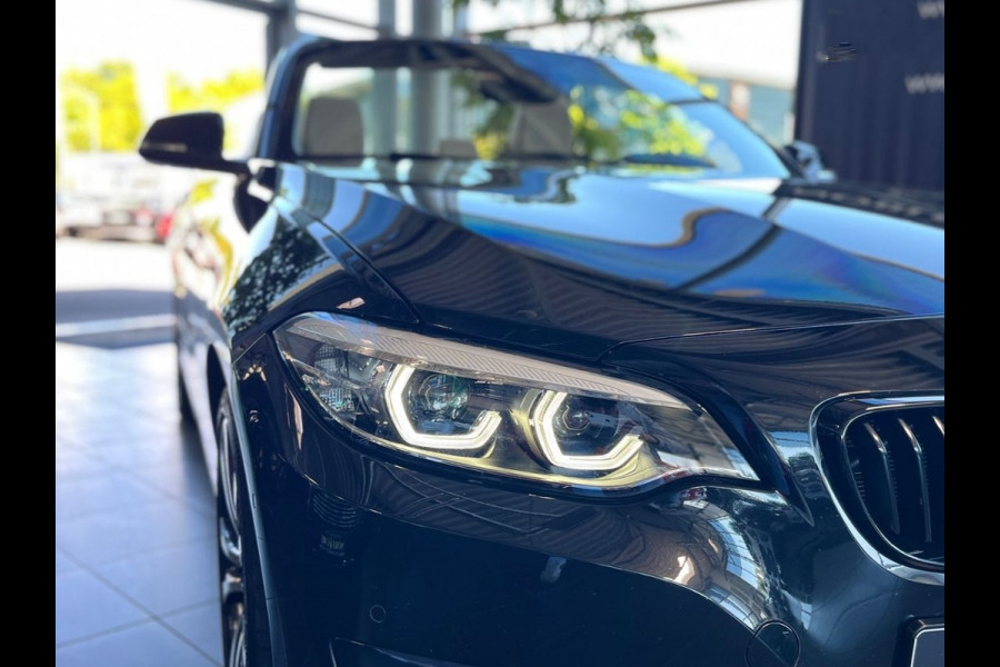 BMW 2 Serie Cabrio 220iA SPORTLINE ** ADAPT. LED, BEIGE LEDER, NAVI PROF, CAMERA, 18-inch LMV ** UNFALLFREI - Slechts 45.900km. ** ** INFORMEER OOK NAAR ONZE AANTREKKELIJKE FINANCIAL-LEASE TARIEVEN **