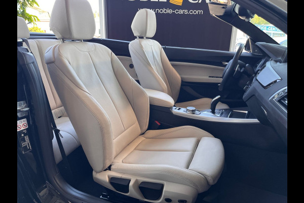 BMW 2 Serie Cabrio 220iA SPORTLINE ** ADAPT. LED, BEIGE LEDER, NAVI PROF, CAMERA, 18-inch LMV ** UNFALLFREI - Slechts 45.900km. ** ** INFORMEER OOK NAAR ONZE AANTREKKELIJKE FINANCIAL-LEASE TARIEVEN **
