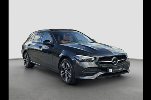 Mercedes-Benz C-Klasse Estate 300 e | Pano | Trekhaak | Distronic | Head-up | 360-camera | Sfeerverlichting | Nightpakket | MBUX
