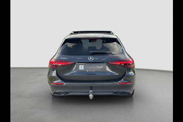 Mercedes-Benz C-Klasse Estate 300 e | Pano | Trekhaak | Distronic | Head-up | 360-camera | Sfeerverlichting | Nightpakket | MBUX
